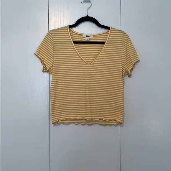Tops - Striped Crop Top